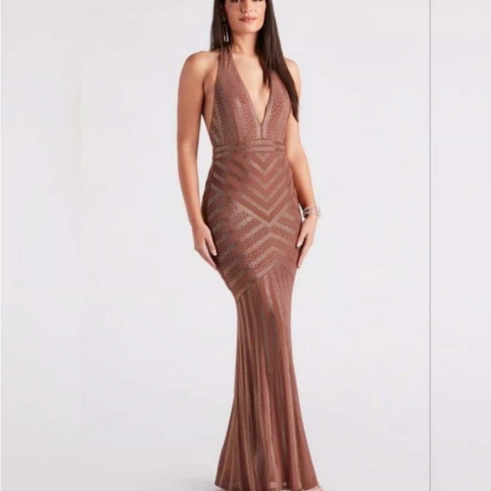 Windsor Chic halter gown